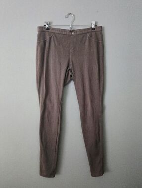Vera Wang Simply Vera Khaki Army Olive Green Stretch Jeans Jeggings, size Medium